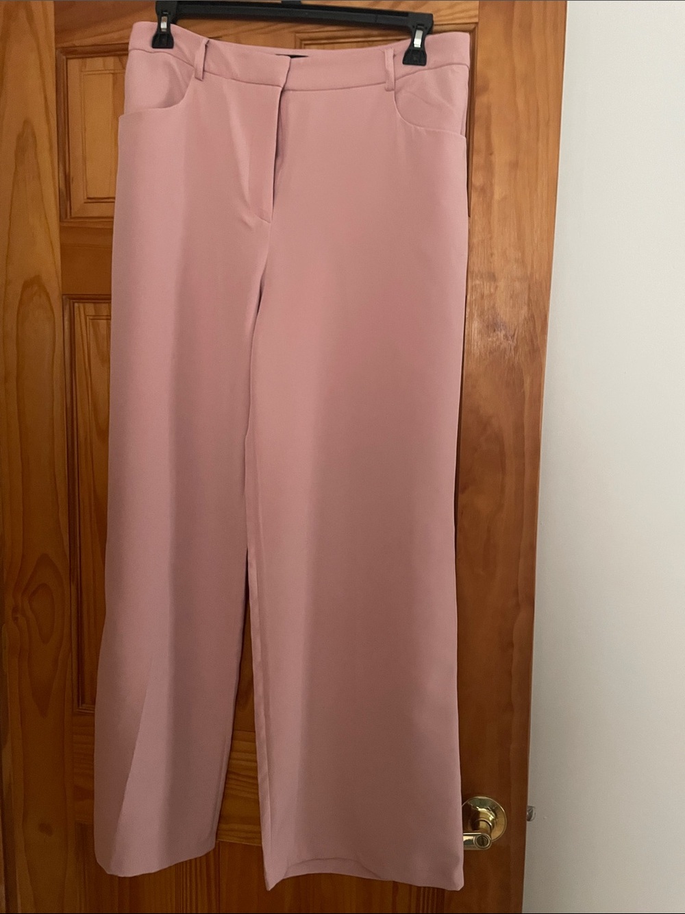 1. State Dusty Rose Wide-Leg Trousers
